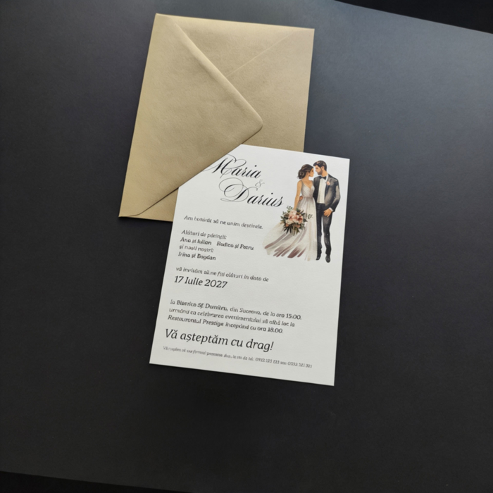Imagine Invitatie de nunta PX 15061