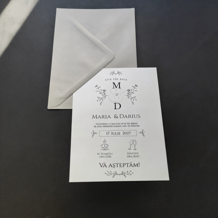 Imagine Invitatie de nunta PX 15062