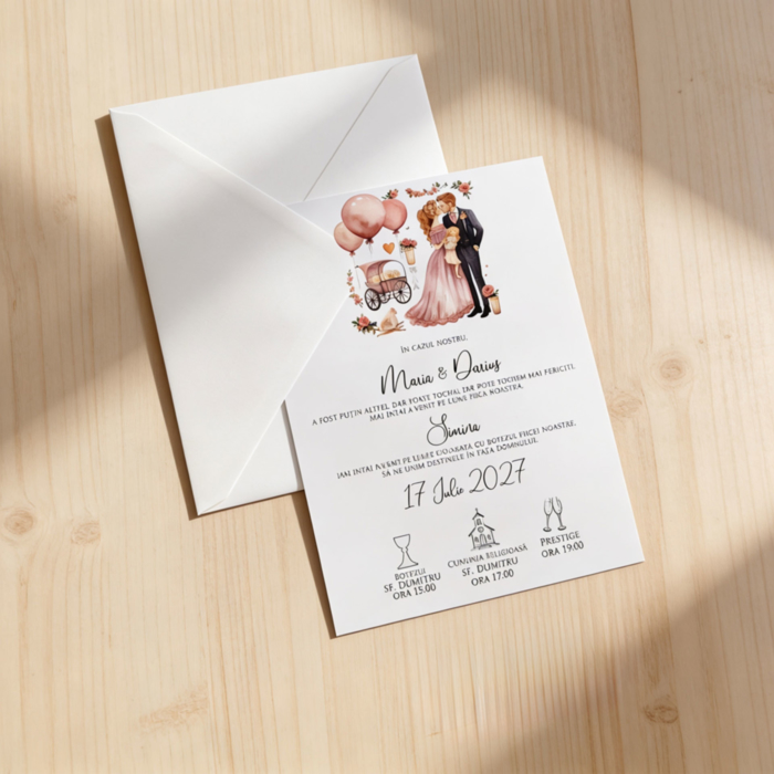 Imagine Invitatie de nunta PX 15063