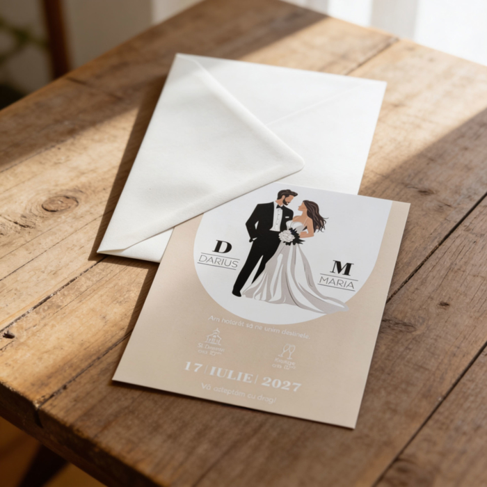 Imagine Invitatie de nunta PX 15067