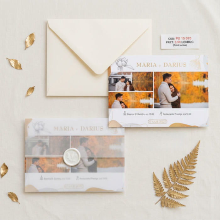 Imagine Invitatie de nunta PX 15071