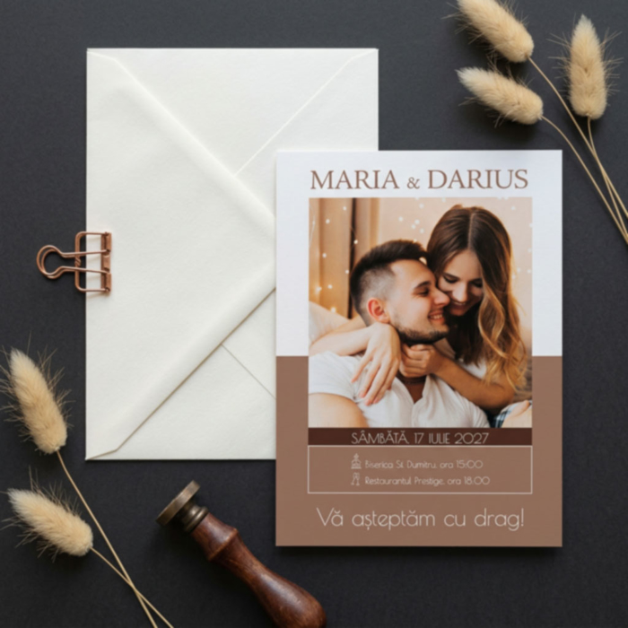 Imagine Invitatie de nunta PX 15074