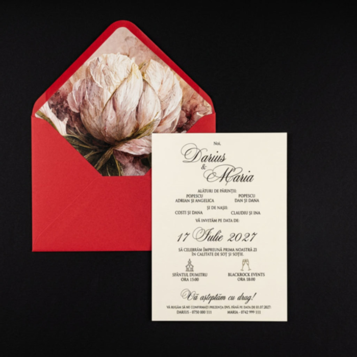 Imagine Invitatie de nunta PX 15082