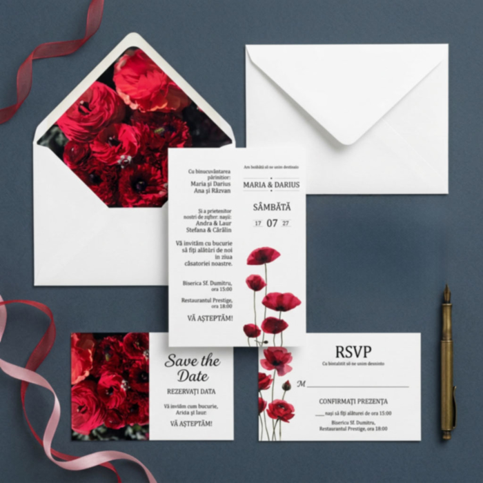Imagine Invitatie de nunta PX 15085