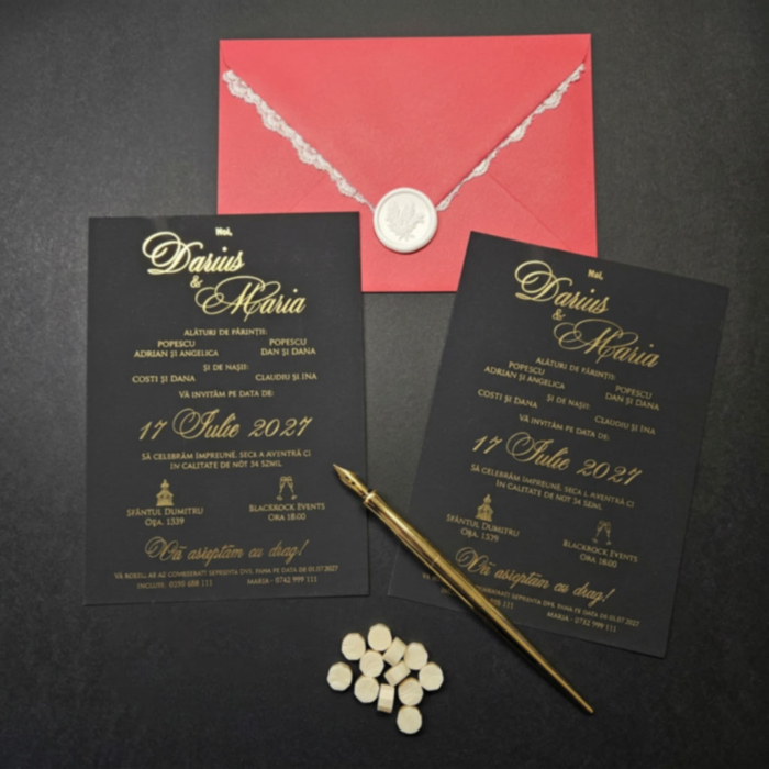 Imagine Invitatie de nunta PX 15089