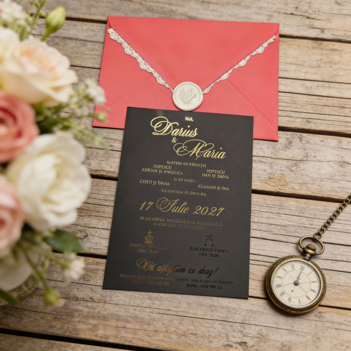 Imagine Invitatie de nunta PX 15089