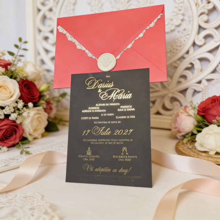 Imagine Invitatie de nunta PX 15089