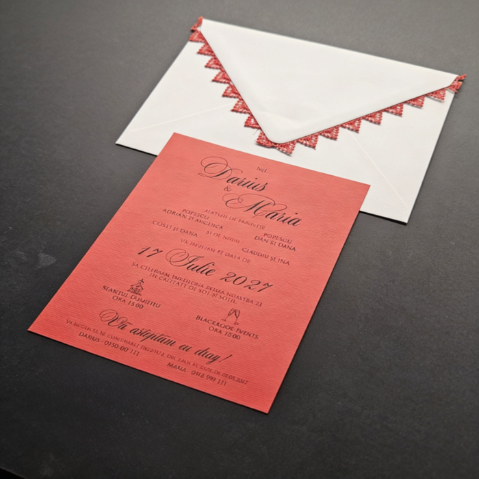 Imagine Invitatie de nunta PX 15092
