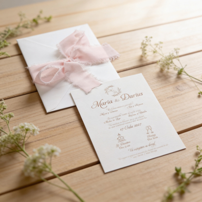 Imagine Invitatie de nunta PX 15100