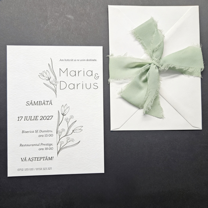 Imagine Invitatie de nunta PX 15101