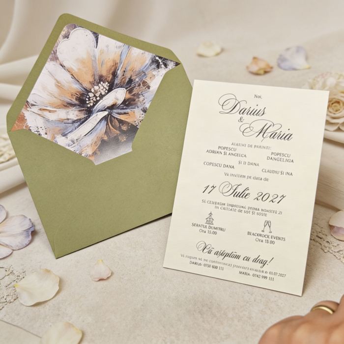 Imagine Invitatie de nunta PX 15105