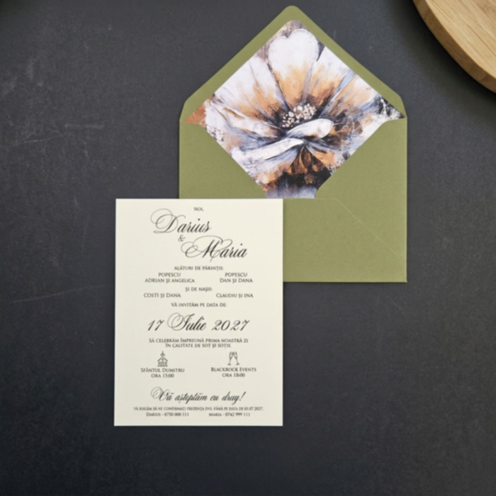 Imagine Invitatie de nunta PX 15105