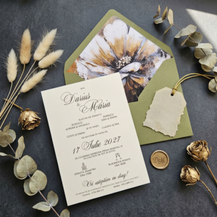 Imagine Invitatie de nunta PX 15105