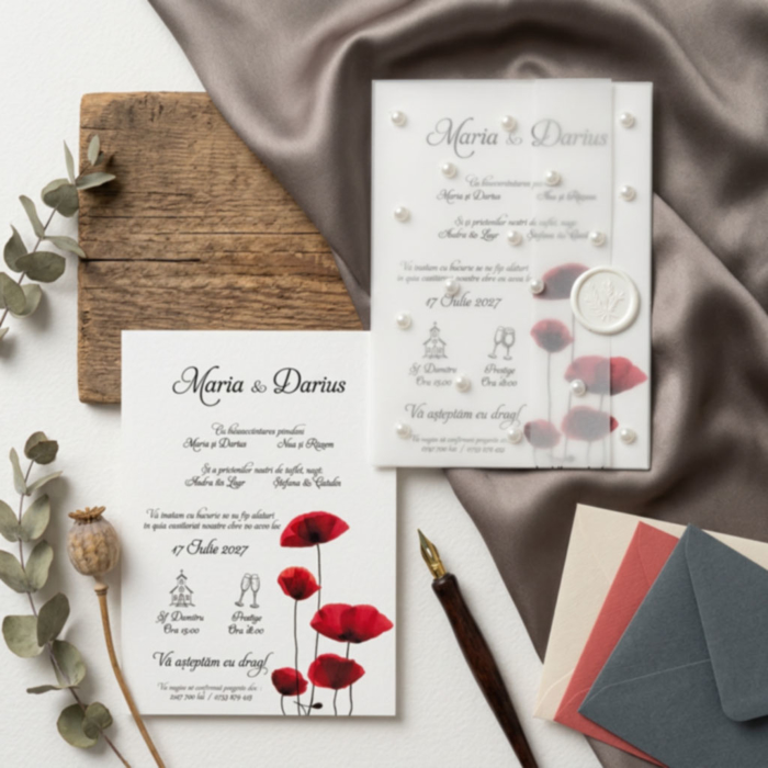 Imagine Invitatie de nunta PX 15109