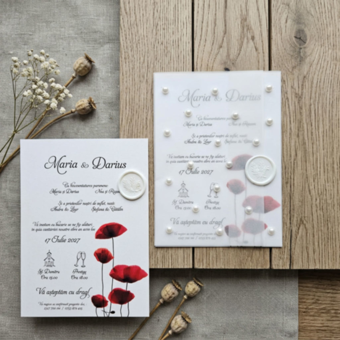 Imagine Invitatie de nunta PX 15109