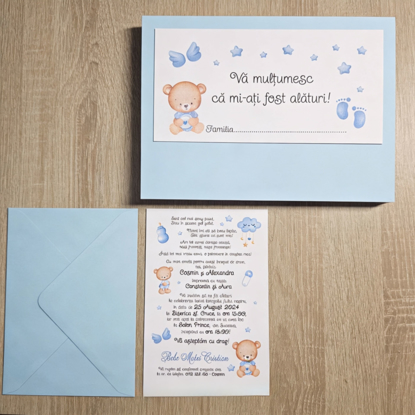 Imagine Invitatie de botez PXB 9045