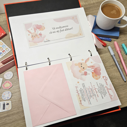Imagine Invitatie de botez PXB 9010