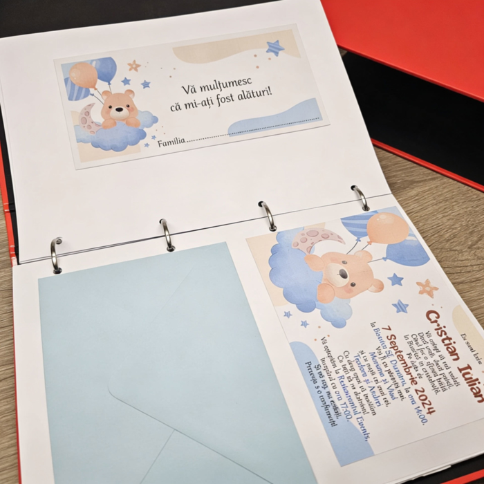 Imagine Invitatie de botez PXB 9011