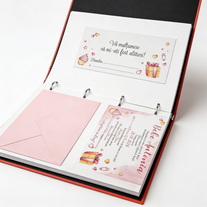 Imagine Invitatie de botez PXB 9012