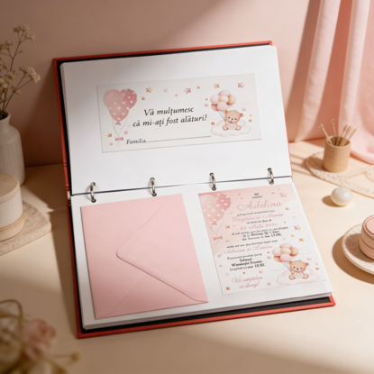 Imagine Invitatie de botez PXB 9015