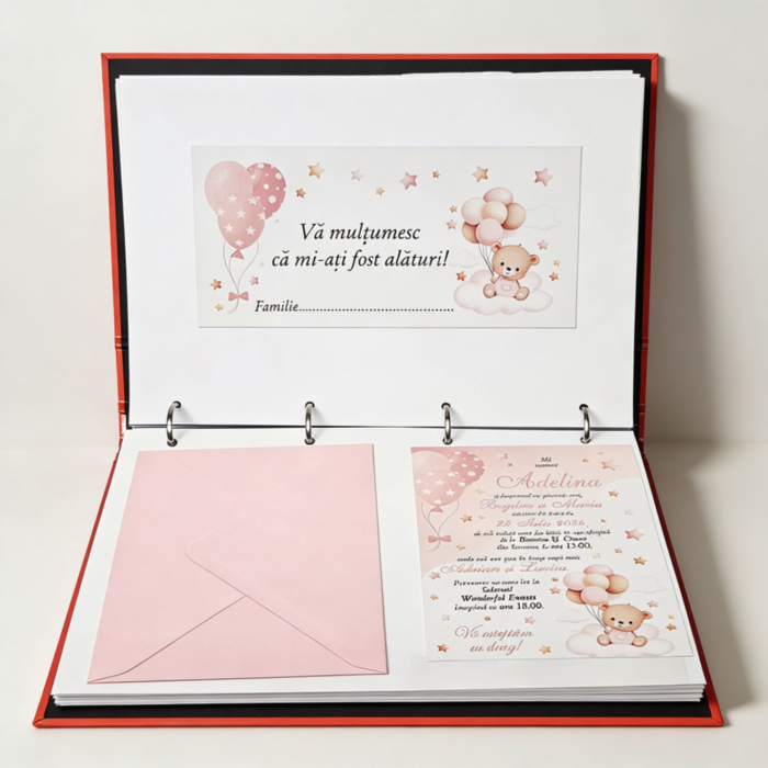 Imagine Invitatie de botez PXB 9015