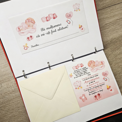 Imagine Invitatie de botez PXB 9021
