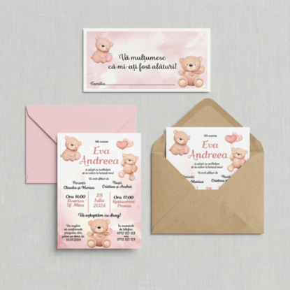 Imagine Invitatie de botez PXB 9029