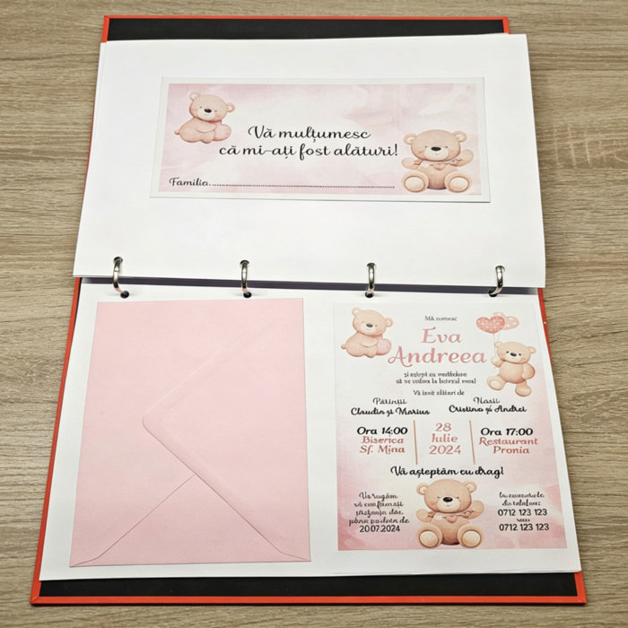 Imagine Invitatie de botez PXB 9029