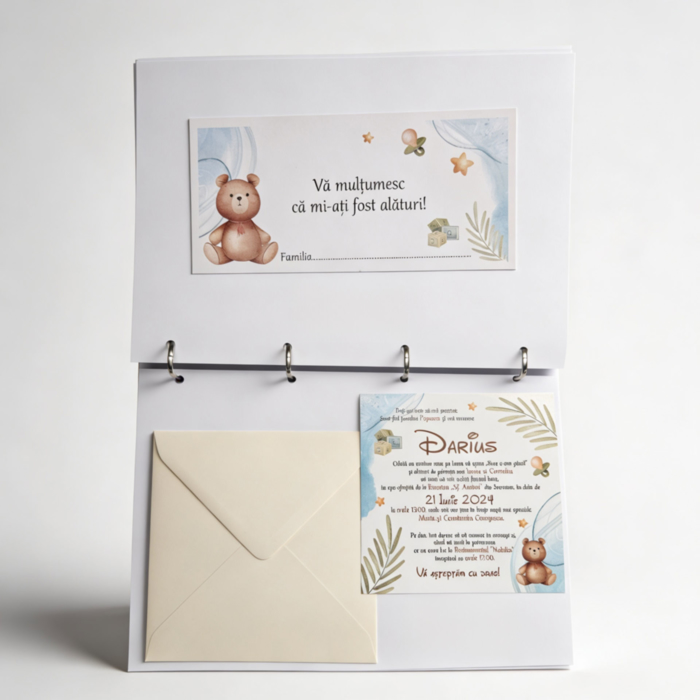 Imagine Invitatie de botez PXB 9032