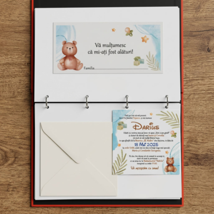 Imagine Invitatie de botez PXB 9032
