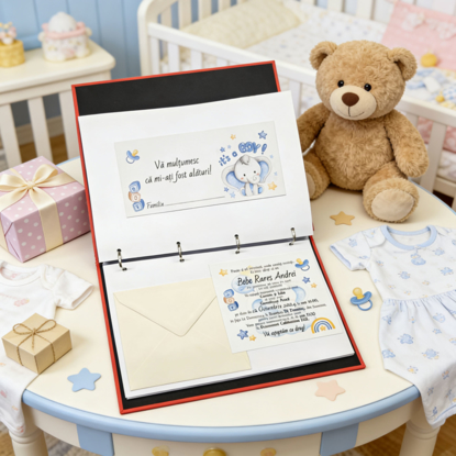 Imagine Invitatie de botez PXB 9037