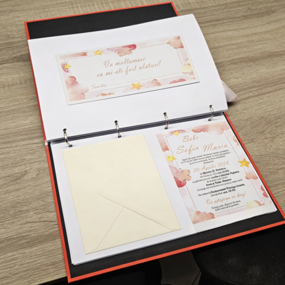 Imagine Invitatie de botez PXB 9039