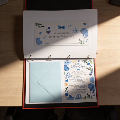Imagine Invitatie de botez PXB 9043